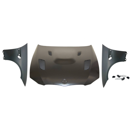 Capó Y Aletas BMW E92 / E93 Look M3 ´06-14 Black Led indicator