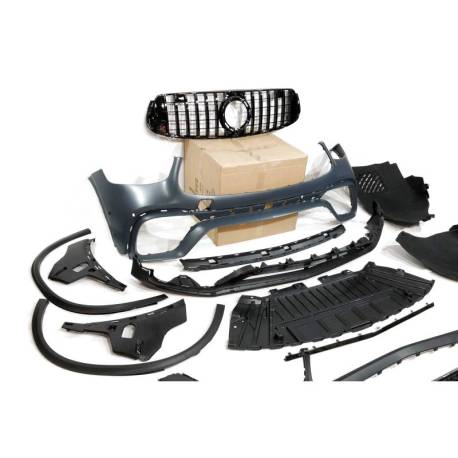 Paragolpes Delantero Mercedes X253 / C253 GLC 2020-2022 look AMG GLC63 Black