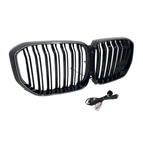 Parrilla BMW G05 X5 LED Negro Brillo
