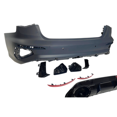 Paragolpes Trasero Audi A3 Sportback 2019-2024 Look RS3 Led