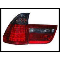 Pilotos Traseros BMW X5 00-03  Red Smoked Led