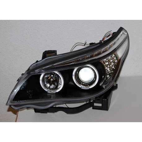 Faros Delanteros Luz De Dia BMW E60 / E61 '03-'07 Intermitente Led