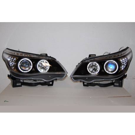 Faros Delanteros Luz De Dia BMW E60 / E61 '03-'07 Intermitente Led