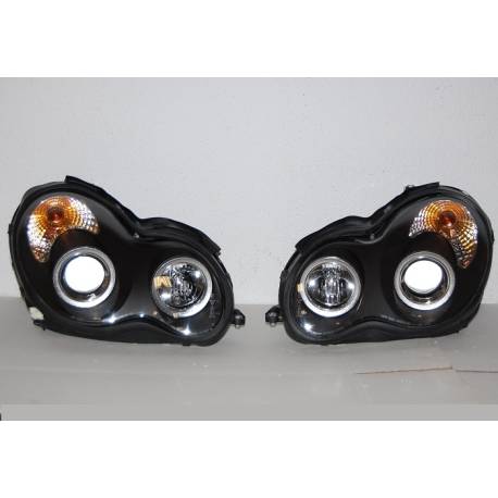 Faros Delanteros Mercedes W203 2001-2007 Black