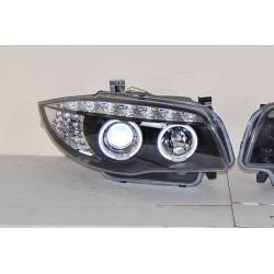 Faros Delanteros Luz De Dia BMW E87/E81/E82/E88 07-11 Black