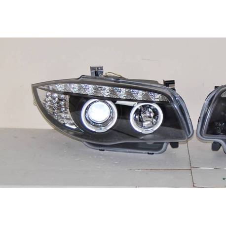 Faros Delanteros Luz De Dia BMW E87/E81/E82/E88 07-11 Black