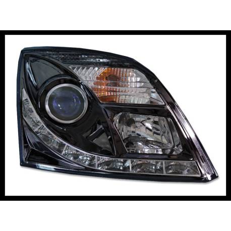 Faros Delanteros Luz De Dia Opel Vectra C, Black