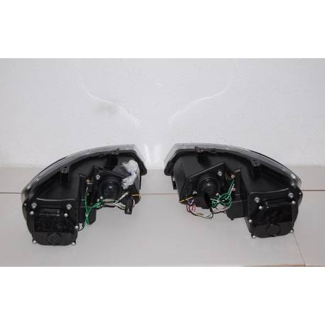 Faros Delanteros Luz De Dia Volkswagen Polo '10, Black