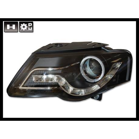 Faros Delanteros Luz De Dia Volkswagen Passat '05, Black