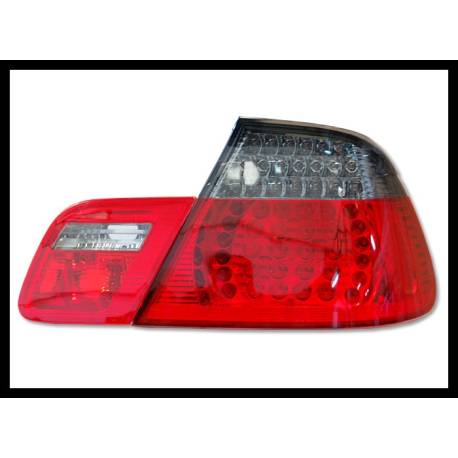 Pilotos Traseros BMW E46 '98-'05 CC, Led, Red, Chromed, Smoked