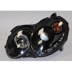 Faros Delanteros Mercedes CLK W209 04-09 Luz Dia Black