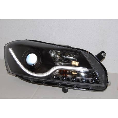 Faros Delanteros Volkswagen Passat 2012 Luz Dia Lti Black