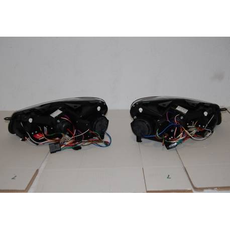 Faros Delanteros Luz De Dia Real Volkswagen Golf 6 2009-2012 Black