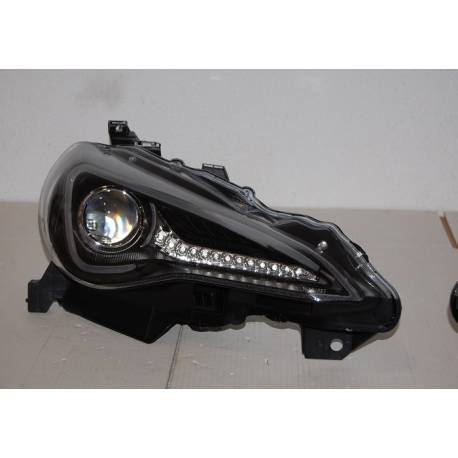 Faros Delanteros Toyota GT 86 2012 Luz Dia Black