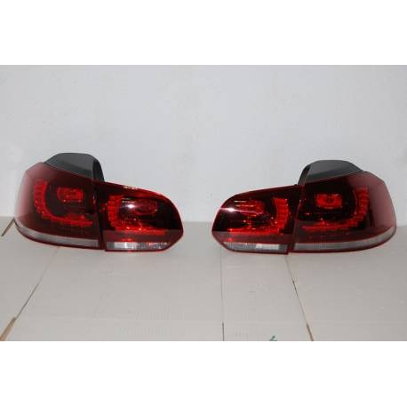 Pilotos Traseros Cardna Volkswagen Golf 6 Led Red Tipo R32 Lightbar