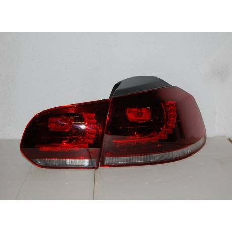 Pilotos Traseros Cardna Volkswagen Golf 6 Led Red Tipo R32 Lightbar