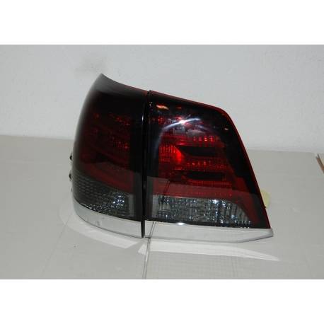 Pilotos Traseros Led Toyota Land Cruiser Fj200 08 Red Smoked