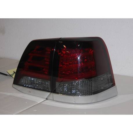 Pilotos Traseros Led Toyota Land Cruiser Fj200 08 Red Smoked