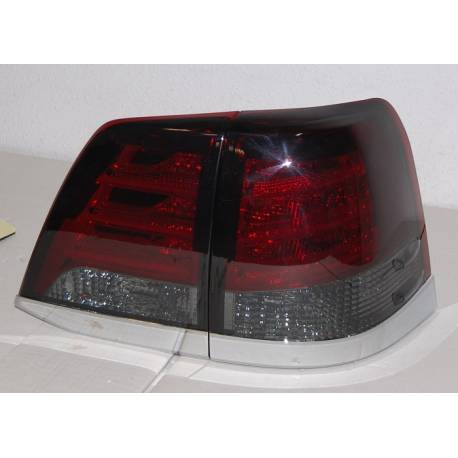 Pilotos Traseros Led Toyota Land Cruiser Fj200 08 Red Smoked