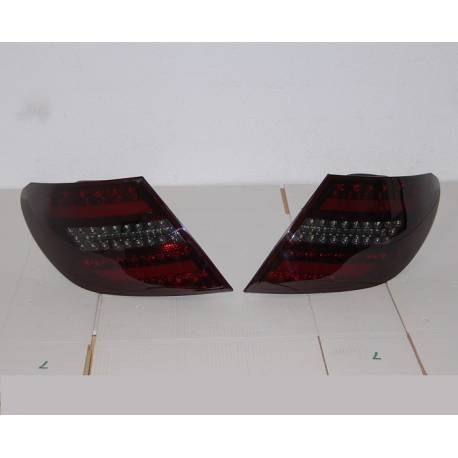 Pilotos Traseros Cardna Mercedes W204 07-10 Lightbar Smoked Int. Led