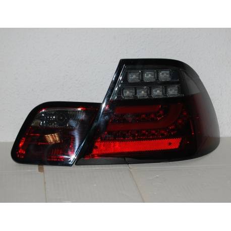 Pilotos Trasero BMW E46 2P 03-05 Led Red Smoked Cardna