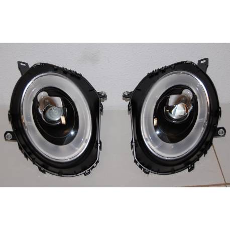 Faros delanteros Mini Cooper 06-10 black R55 / R56 / R57