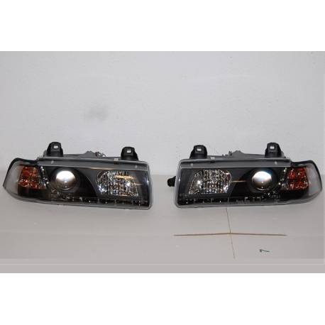 Faros Delanteros Luz De Dia BMW E36 '92 4P. Black