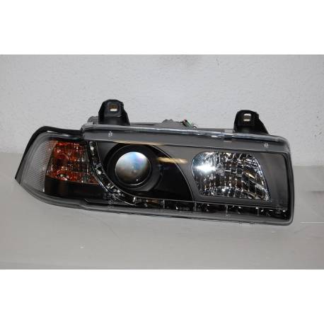 Faros Delanteros Luz De Dia BMW E36 '92 4P. Black