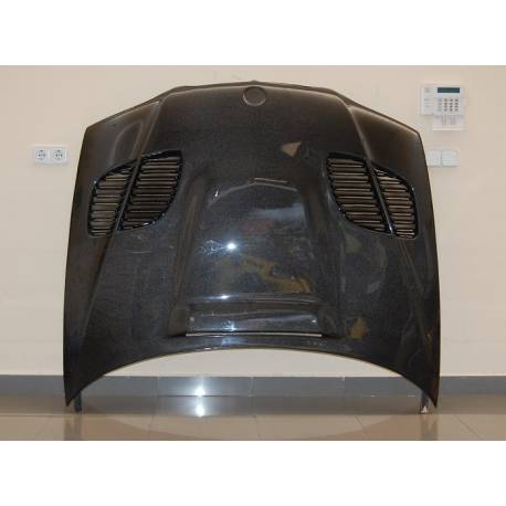 Capó Carbono BMW E46 '02-06 4P. Look M3 GTR C/T