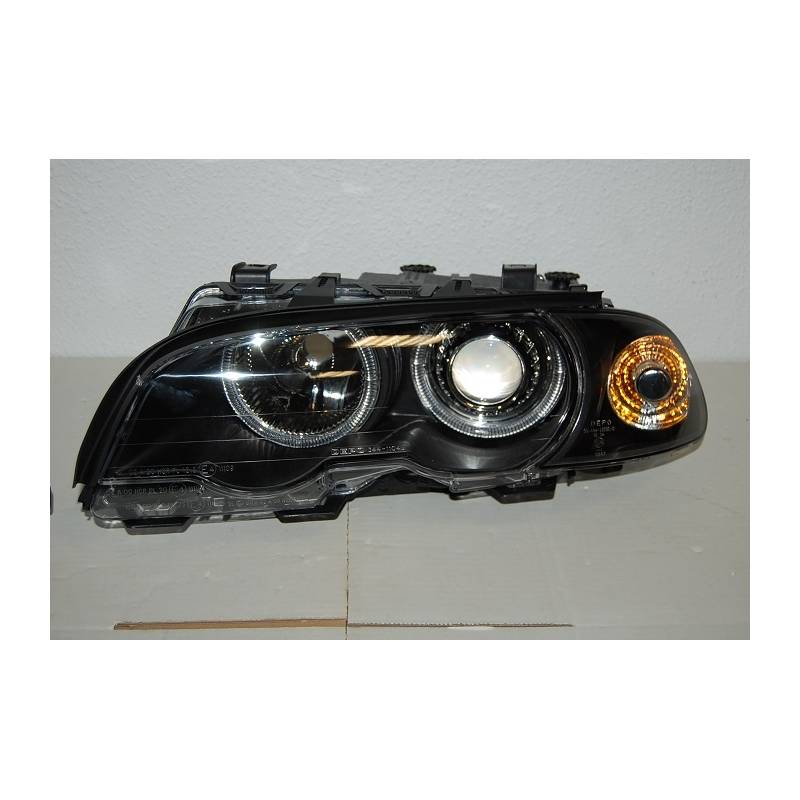  DEPO Faro delantero con ojos de ángel para BMW E46