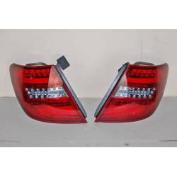 Pilotos Traseros Mercedes W204 2011-2014 Led Red Clear