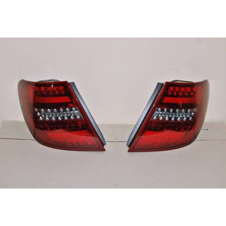 Pilotos Traseros Cardna Mercedes W204 07-12 Lightbar Smoked Int. Led